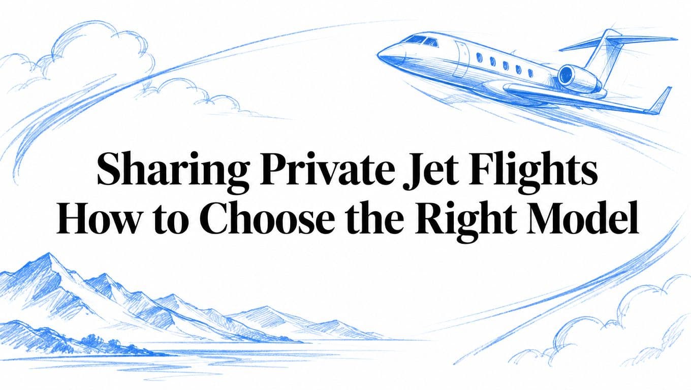 Sharing Private Jet Flights How to Choose the Right Model