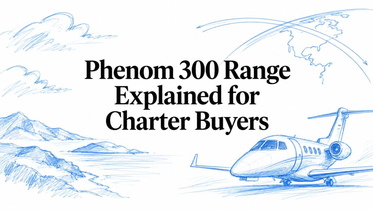 Phenom 300 Range Explained for Charter Buyers