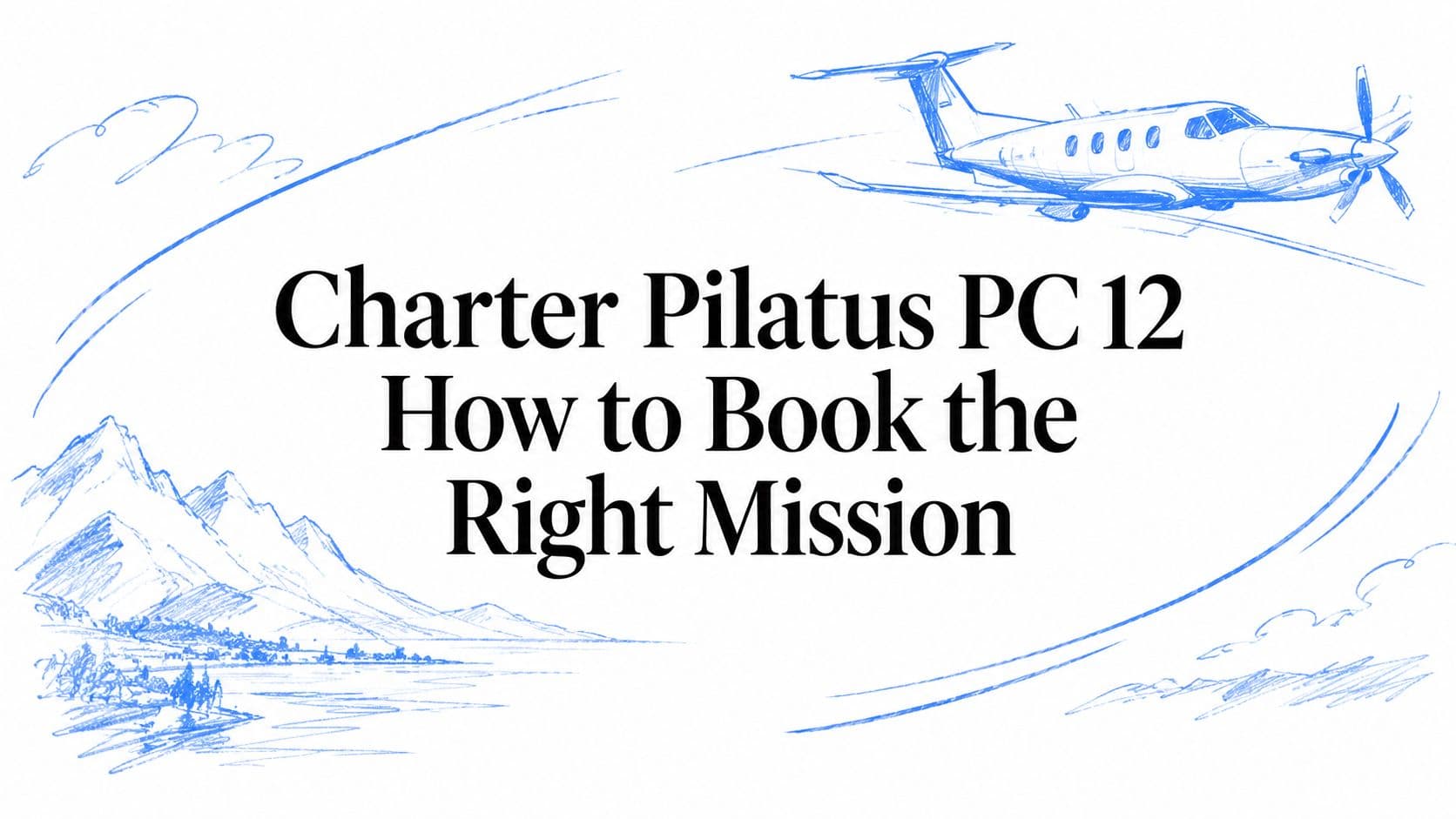 Charter Pilatus PC 12 How to Book the Right Mission