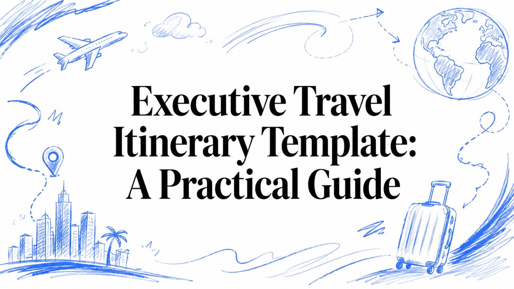 Executive Travel Itinerary Template: A Practical Guide