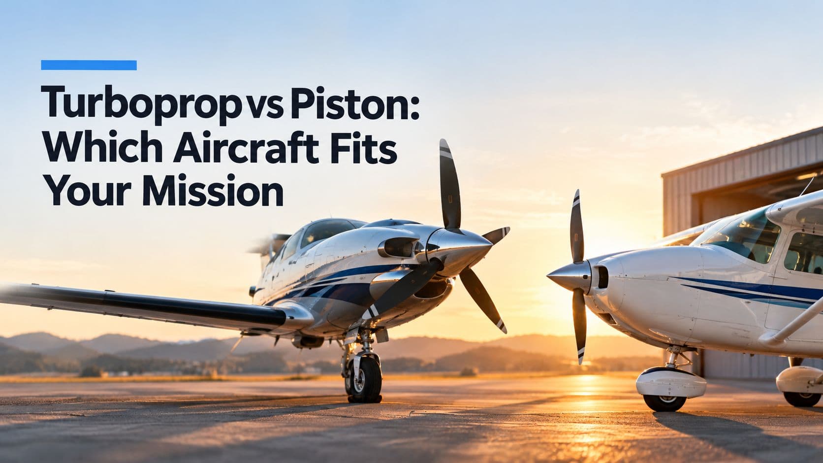 Turboprop vs Piston: Which Aircraft Fits Your Mission