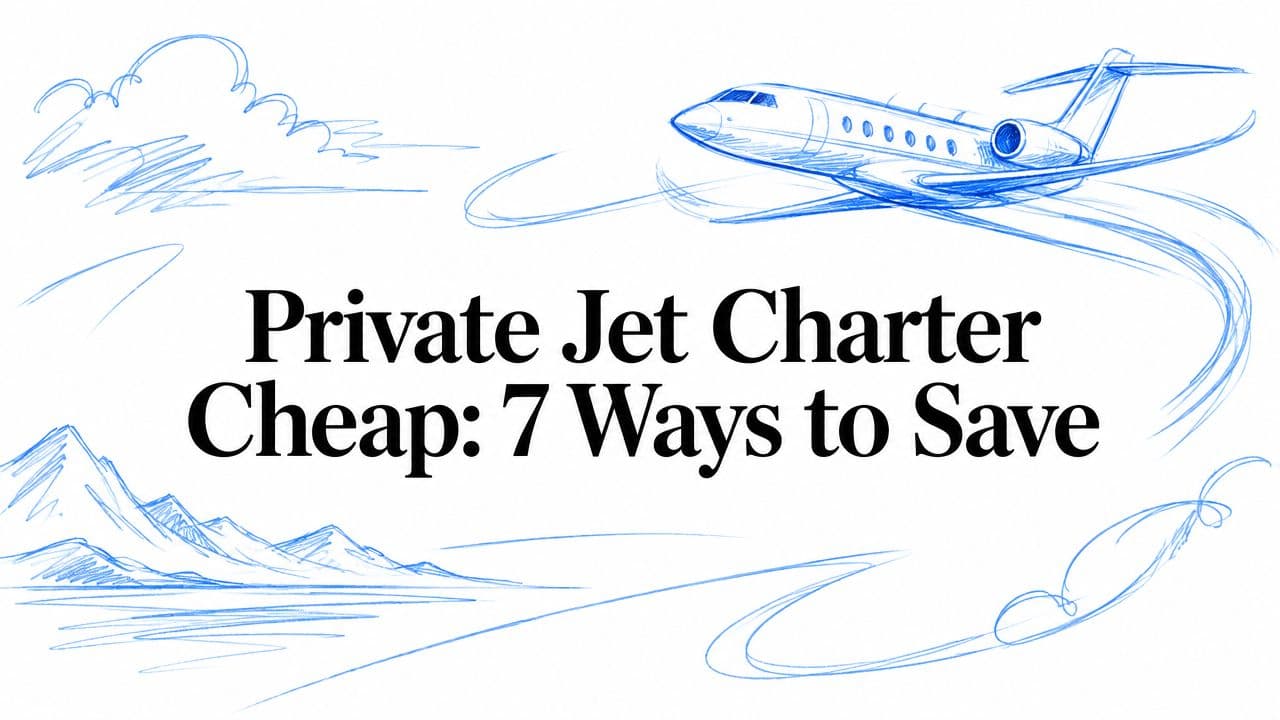 Private Jet Charter Cheap: 7 Ways to Save